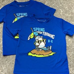 Two 2T Under Armour Shirts